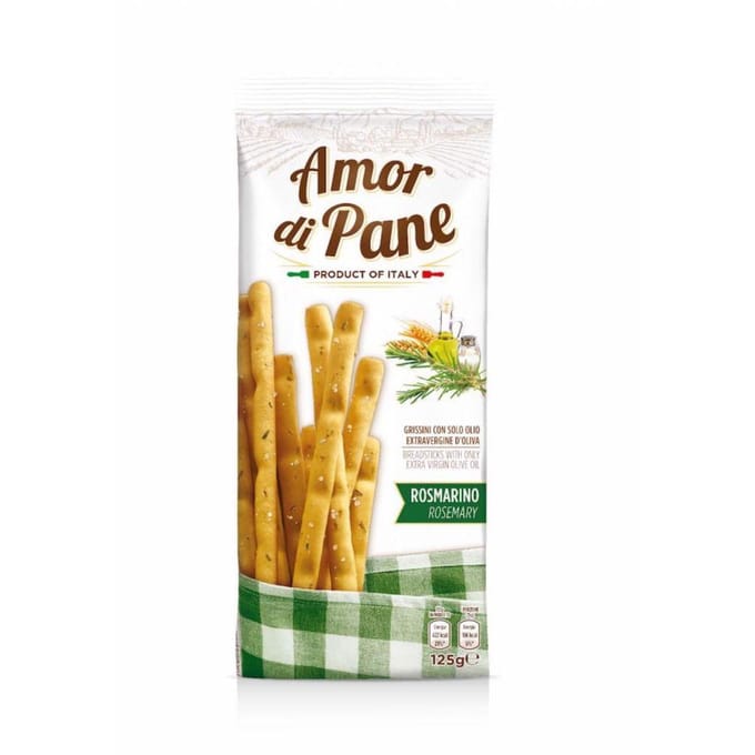 Hosta Grissini Sticks met Rozemarijn 125g