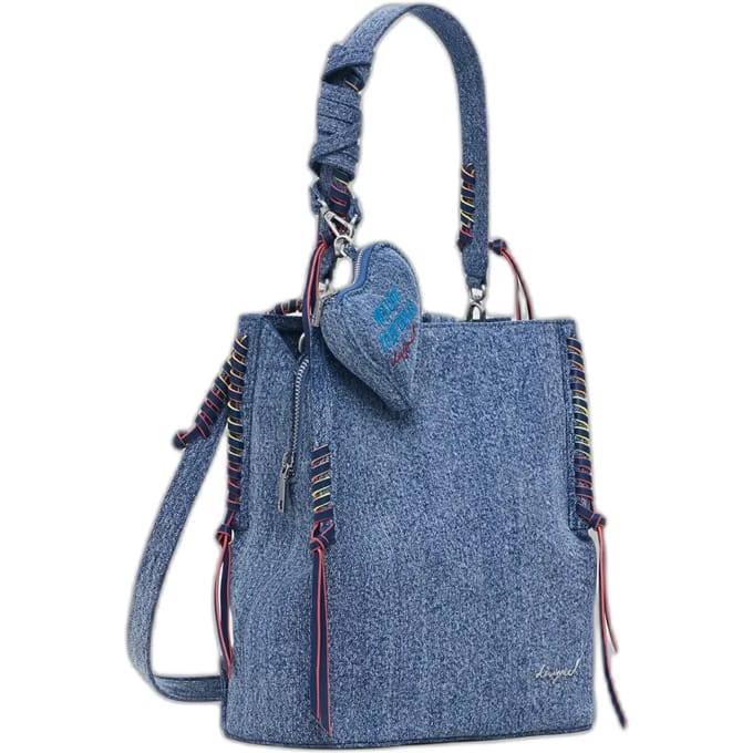Desigual vrijetijdsrugzak rugzak Torio Backpack Mini Denim Raw blauw