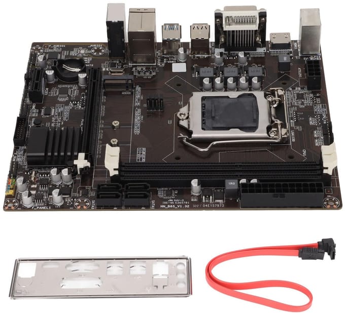 Allecto - B85 PC Moederbord - Desktop Computer Moederbord - M.2 Harde Schijf - 1150 Pin CPU Interface - 100M Netwerkkaart - NVME/SATA Mode Conversi...