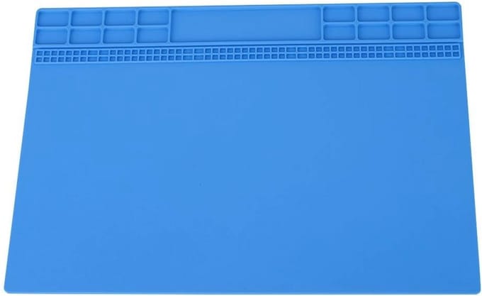 Hittebestendige siliconen isolatiepad 350x250 mm voor telefoons en computers