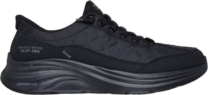Skechers CONTOUR FOAM - COZY FIT Heren Instappers - Zwart