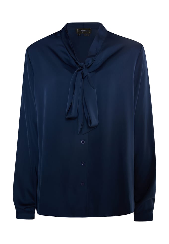 Faina sjaal blouse Dames marine