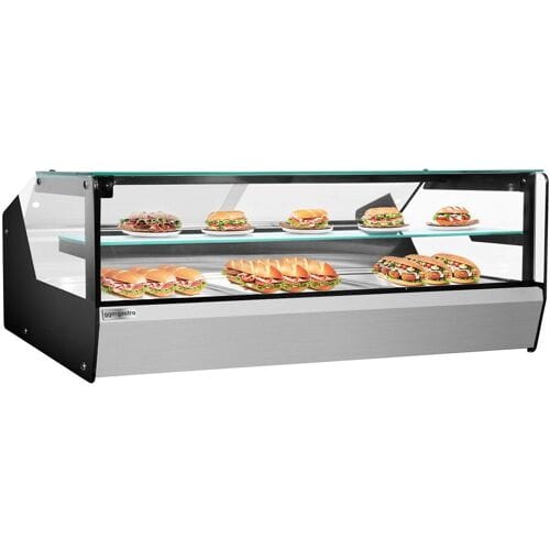 GGM Gastro Warmhaltevitrine - 1000mm - 400 Watt - 3 x GN 1/1