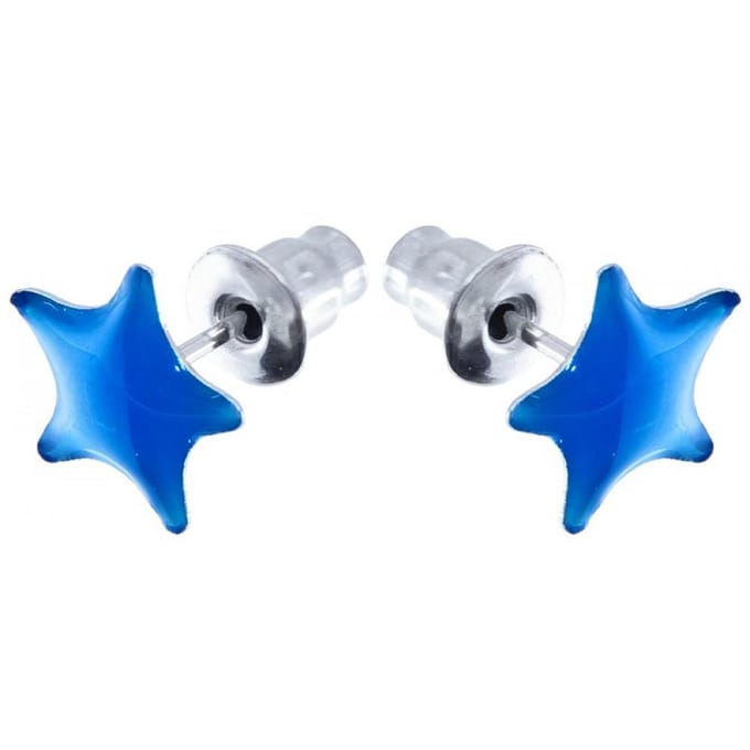 Bijoux by Ive® - Oorknopjes - Ster - Blauw