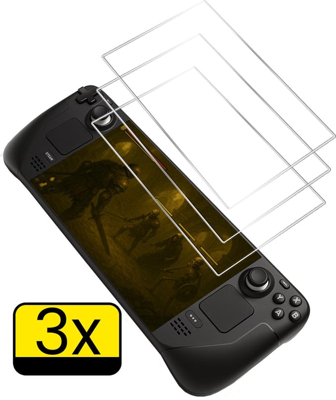 Screenprotector - Geschikt voor Steam Deck OLED - Screenprotector Gehard Glas Beschermglas - 3 Stuks