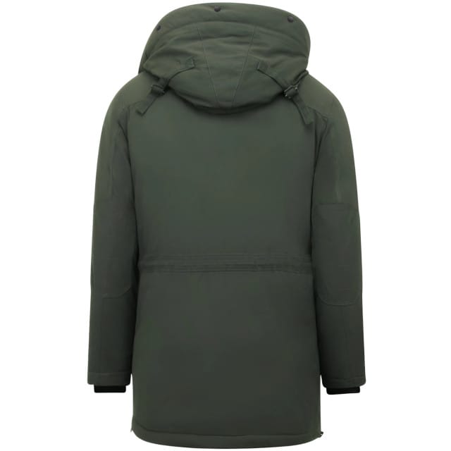 Winterjassen Heren - Parka Heren Winterjas - Gewatteerde Jassen - Heren Jas Winter - 891 - Groene Jas