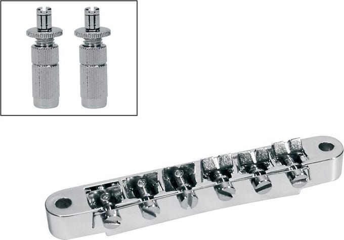Boston B-165-N Tune-o-Matic Brug voor E-Gitaar - Nikkel Finish