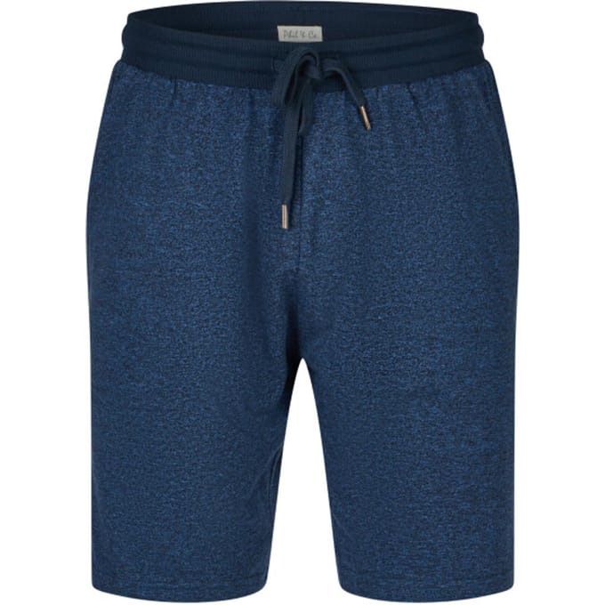 Phil & Co Heren korte pyjamabroek donker gemêleerd
