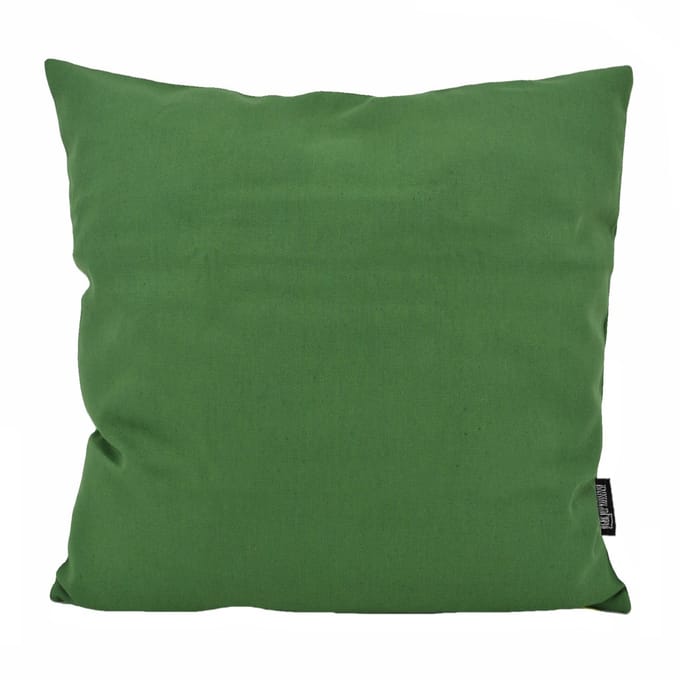 Gek op kussens! Sierkussen uni donker | 45 x 45 cm | katoen/polyester