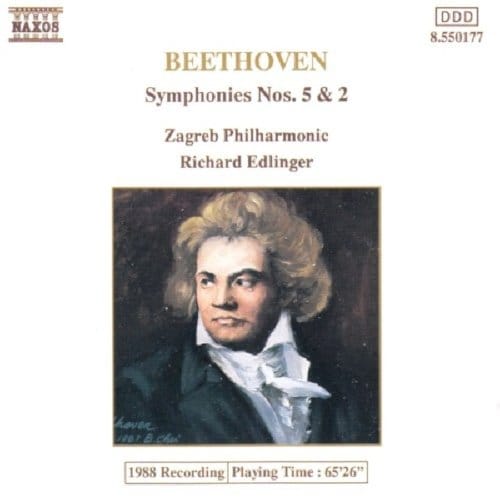 Zagreb Philharmonic, Richard Edlinger - Beethoven: Symphonies 5 & 2 (CD)