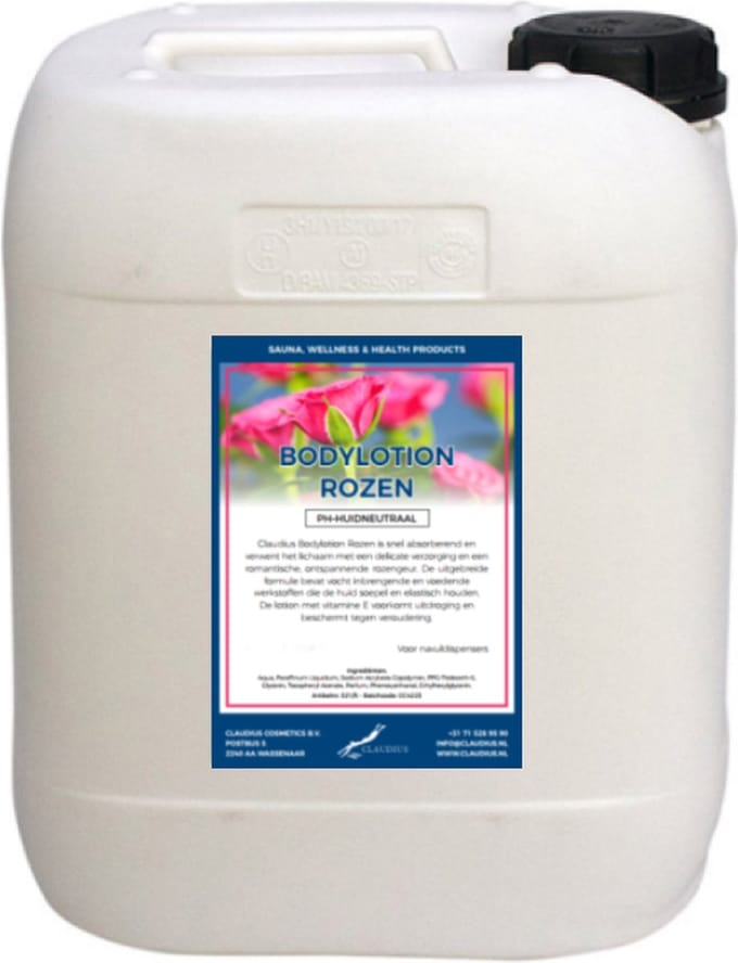 Bodylotion Rozen 10 Liter - navulling