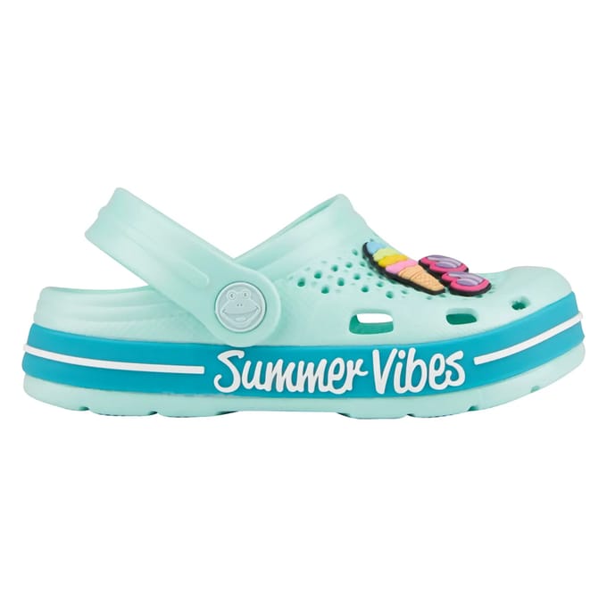 Coqui Klompen Kinderen Lindo Mintgroen-Turquoise - Maat 24-25