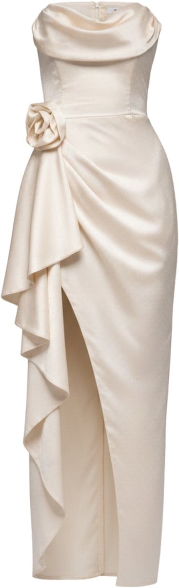 LARICA Jurk - Rits - Jurk Ecru L