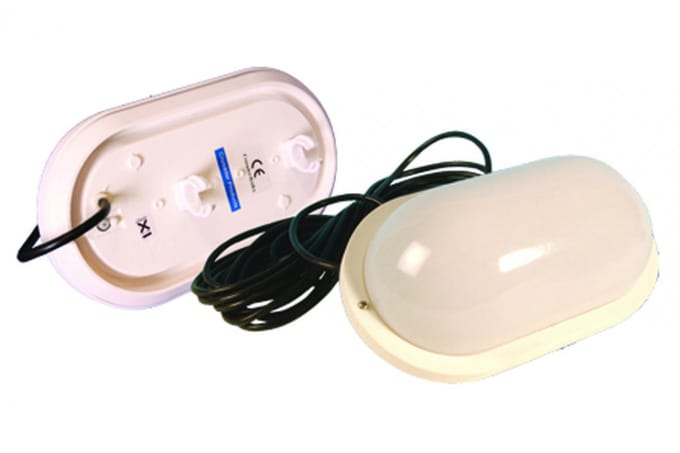 Voortentlamp Wit 230V + Snoer