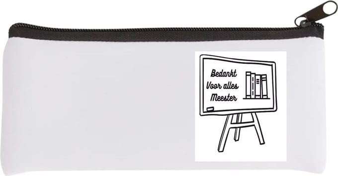 Akyol - bedankt voor alles meester Etui - Meester - meester - leraar - 20 bij 9 cm