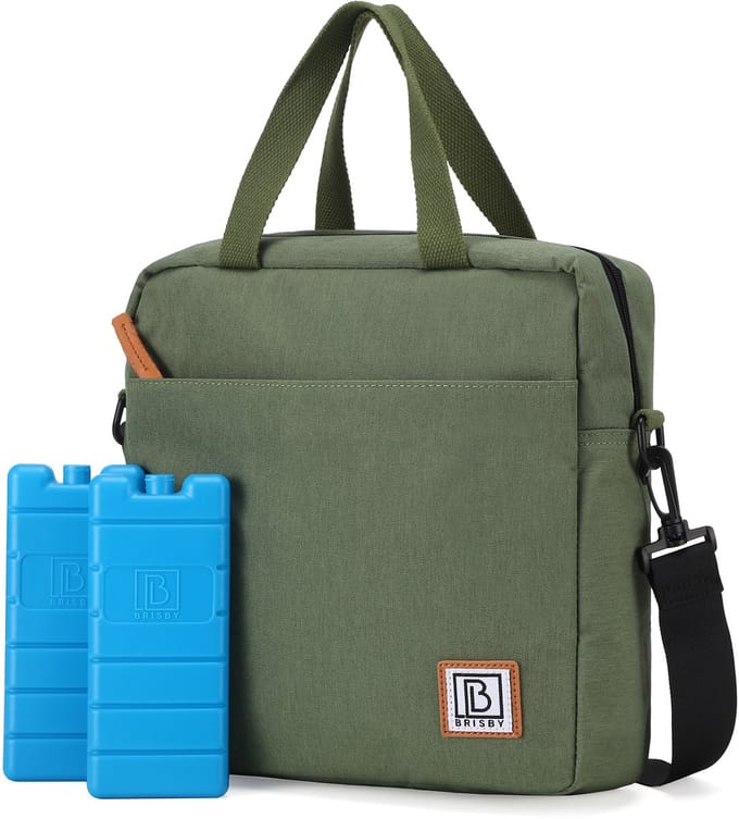 Brisby 4 Laags Geïsoleerde Koeltas - Lunchtas 7 liter - Groen