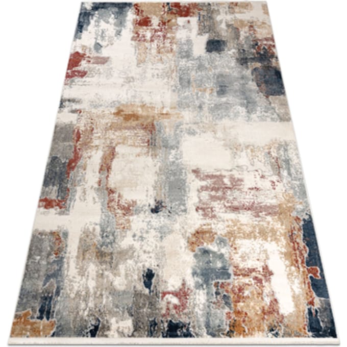 Kleden Rugsx DISTIN 0144B wit / roze / poeder 80x150 cm