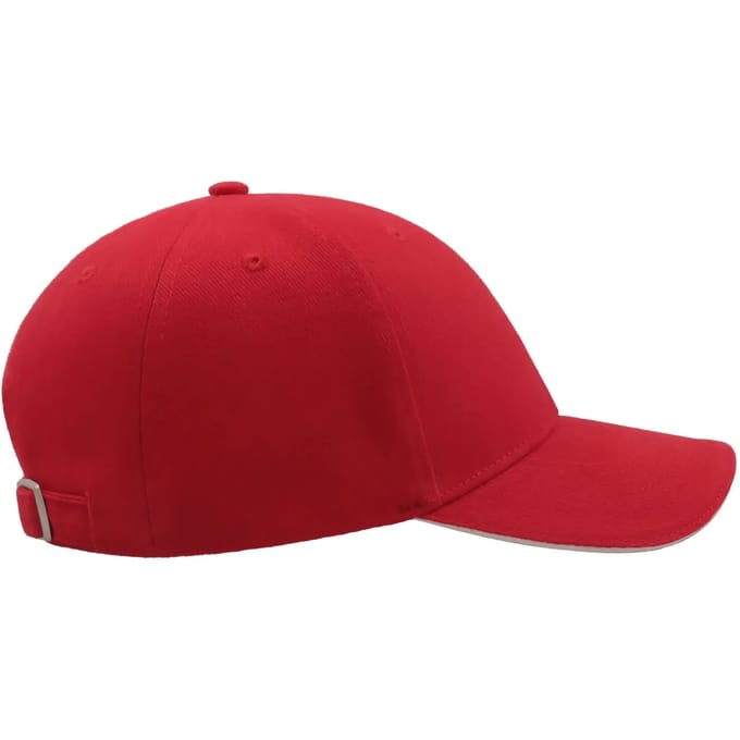 Atlantis Headwear Liberty Sandwich Cap AT610 - Red/White - One size