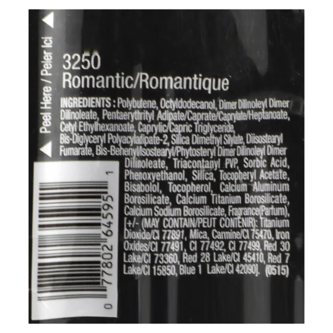 Briljante Effecten, Lipgloss, 3250 Romantisch, 6,7 ml(0.23 fl oz) black