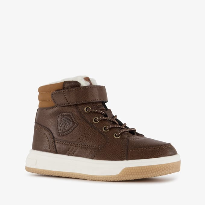 Blue Box gevoerde jongens veterboots bruin - Maat 25