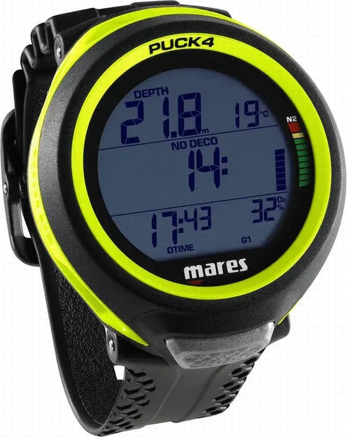Mares Puck 4 - Duikcomputer - Bluetooth - Compact