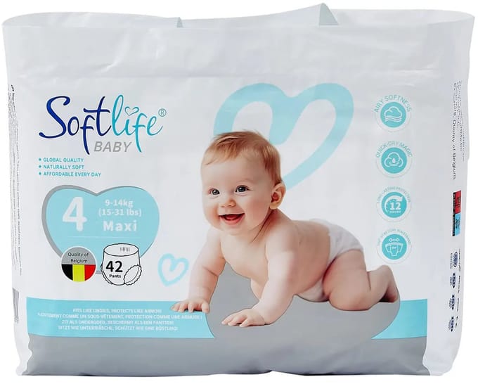 Softlife Maat 4 – 42 luierbroekjes – 9-14 kg