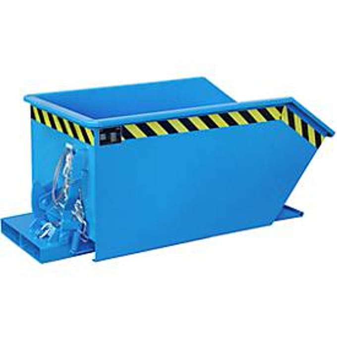 Kiepbak type GU, 300 liter, blauw