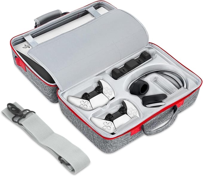 Reisopbergcase voor PS5 Console, Controller, Gaming Headset en Accessoires - Ideaal voor Gamers