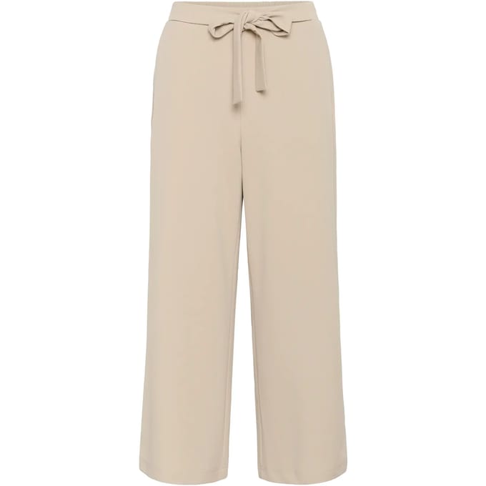 Kaffe KAphoebe Pants Cropped Dames Broek - Feather Gray