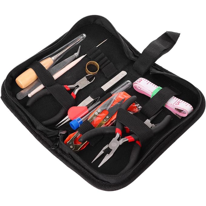 Doe-het-zelf Sieraden Gereedschap 4,5-inch Naaldneus Tang Mini Tangen voor Handgemaakte Gereedschapskit black