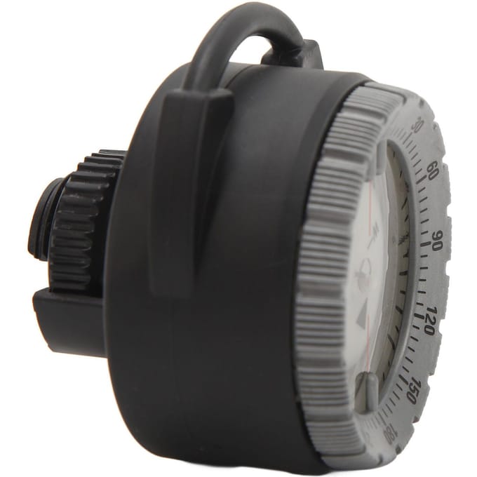 50M Onderwater Duikkompas Lichtgevend Magnetisch Waterdicht Pijpklem Duikkompas voor Scuba black