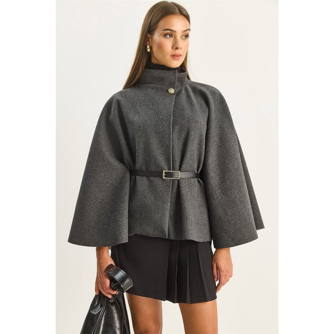 Oversized Wolmix Overjas
