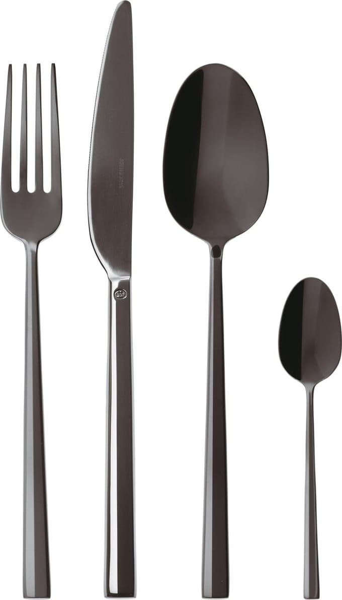Sambonet Bestekset Rock - Zwart - 24 delig / 6 personen