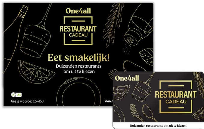 RestaurantCadeau - Cadeaubon - 75 euro + cadeau-envelop