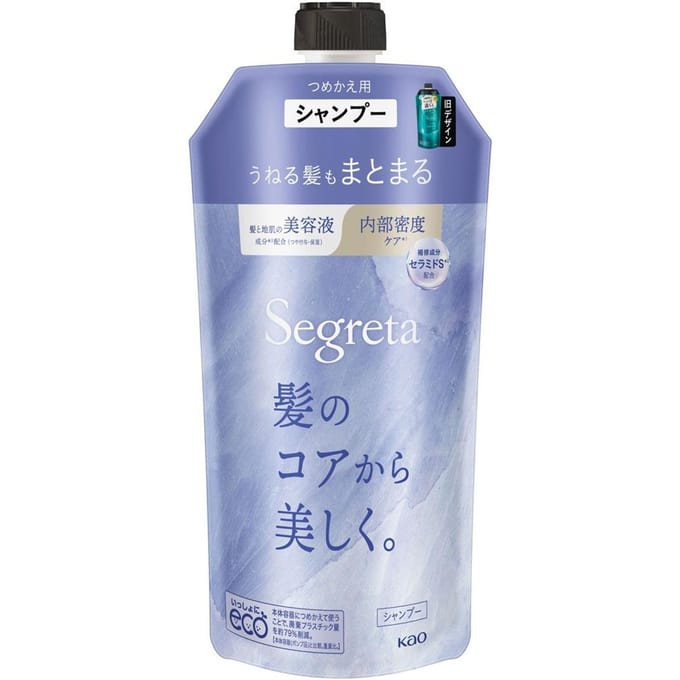Kao - Segreta Shampoo For Curling Hair 340ml Refill