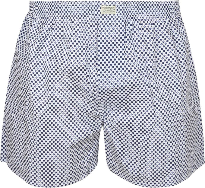 Steppin' Out Boxershort Bloem Blauw - Maat S - Heren - Boxershorts