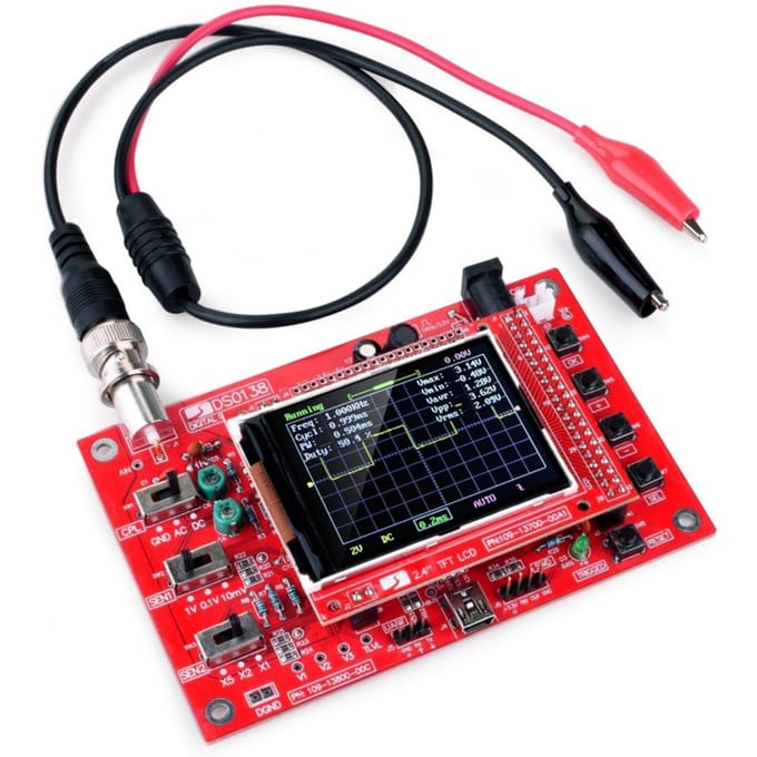 Digitale Oscilloscoop Dso138 2,4' Tft Digitaal (1Msps) Gemonteerd + Sonde