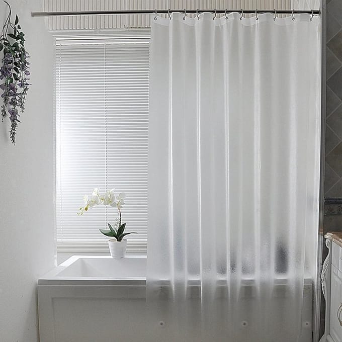 Douchegordijn 180 x 180 cm Dikker Matte Translucent Waterdicht en Schimmelbestendig