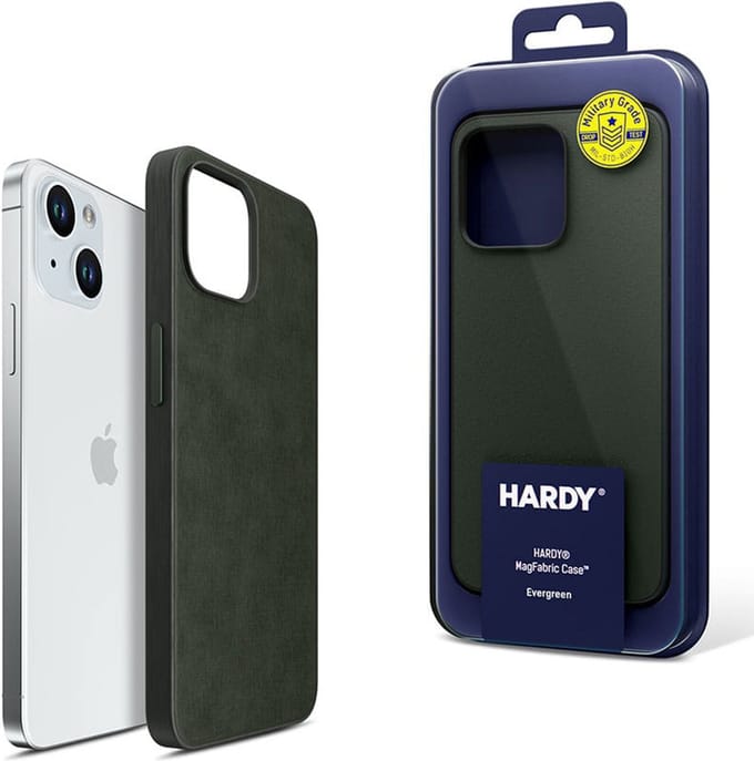 3mk HARDY MagFabric Groen Telefoonhoesje voor Apple iPhone 15 Plus