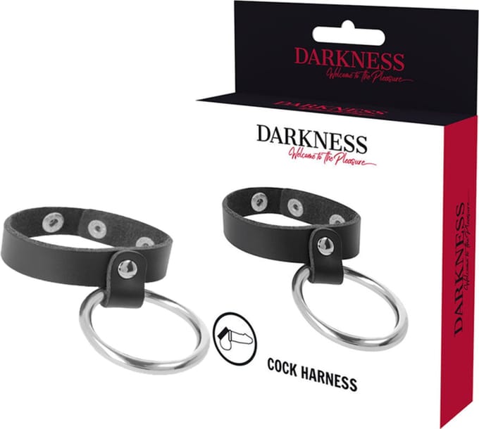 DARKNESS BONDAGE | Darkness Metal Ring For The Penis And Testicles | BDSM
