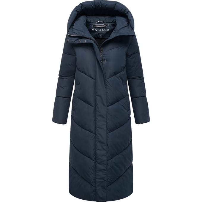 Marikoo dames wintermantel Ranjaa gewatteerd met capuchon & reflecterende details