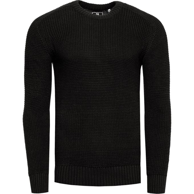 Rusty Neal Trui Casual Fit Trui Zwart