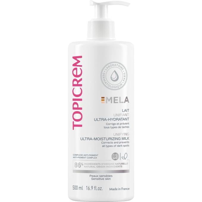 Vochtinbrengende Lichaamsmelk Topicrem Mela Anti-vlek 500 ml