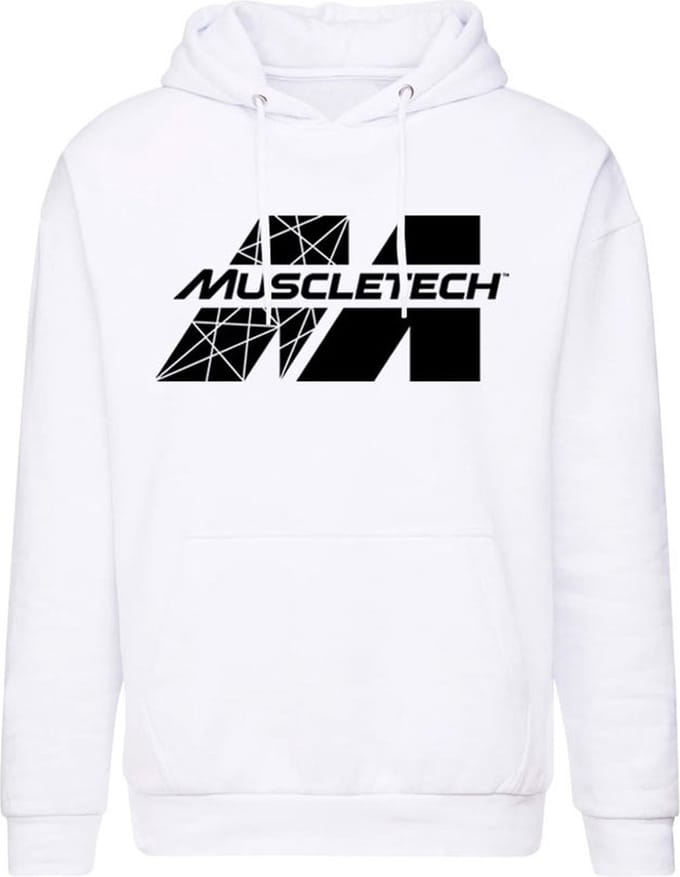 Muscletech Hoodie Maat M Wit