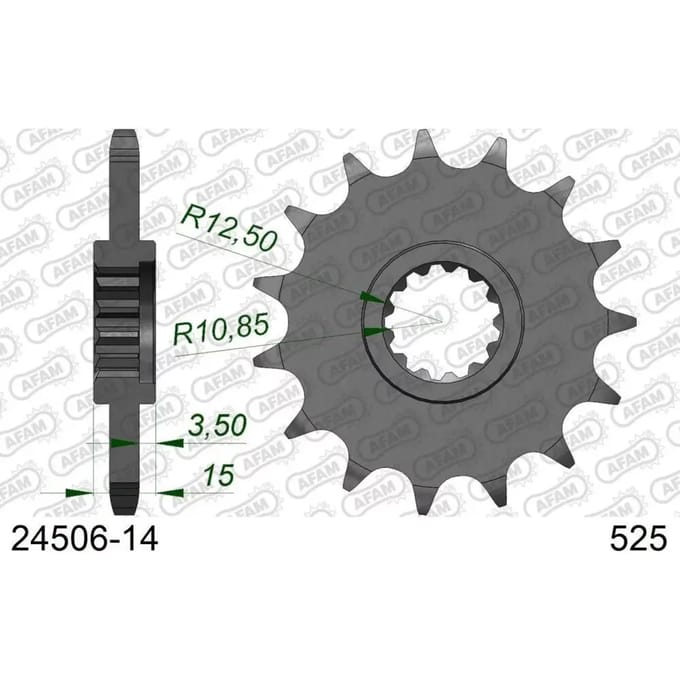 Tandwiel Afam 525