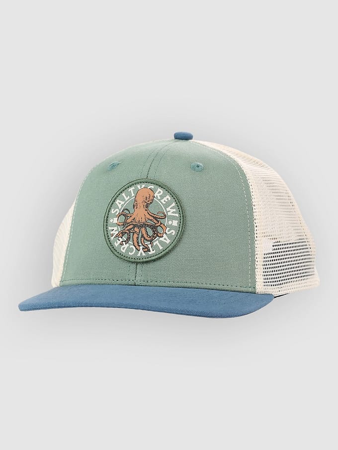 Salty Crew Tentacles Retro Kids Cap groen