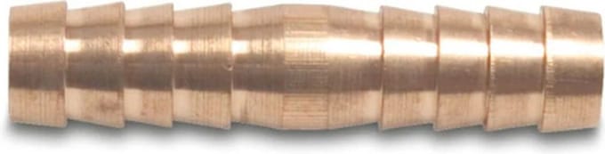 Verbindingspijp messing 19 mm slangtule 30bar