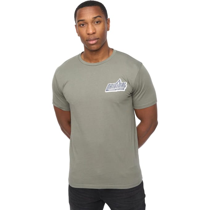 Crosshatch Heren Jampstead T-Shirt (Olijf)