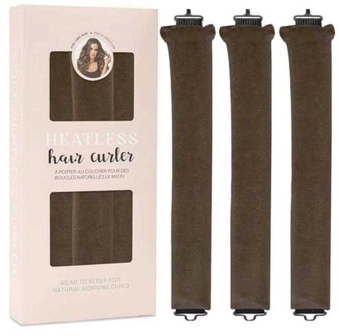 3PCS Heatless Hair Curlers Set voor Zachte Krullen