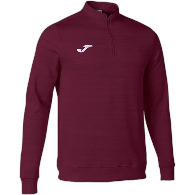 Joma Grafity Iii Sweatshirt Met Halve Rits Rood 12-14 Years Jongens